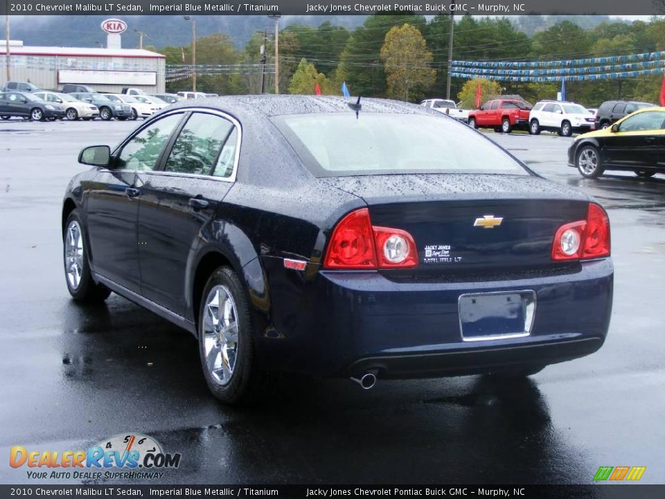 2010 Chevrolet Malibu LT Sedan Imperial Blue Metallic / Titanium Photo #6