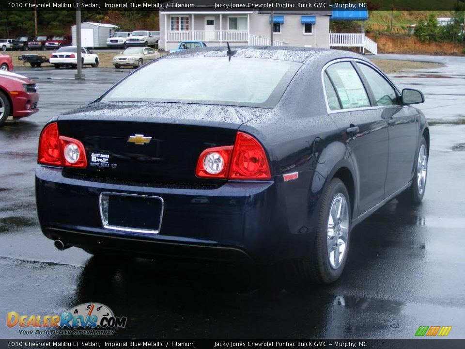 2010 Chevrolet Malibu LT Sedan Imperial Blue Metallic / Titanium Photo #8