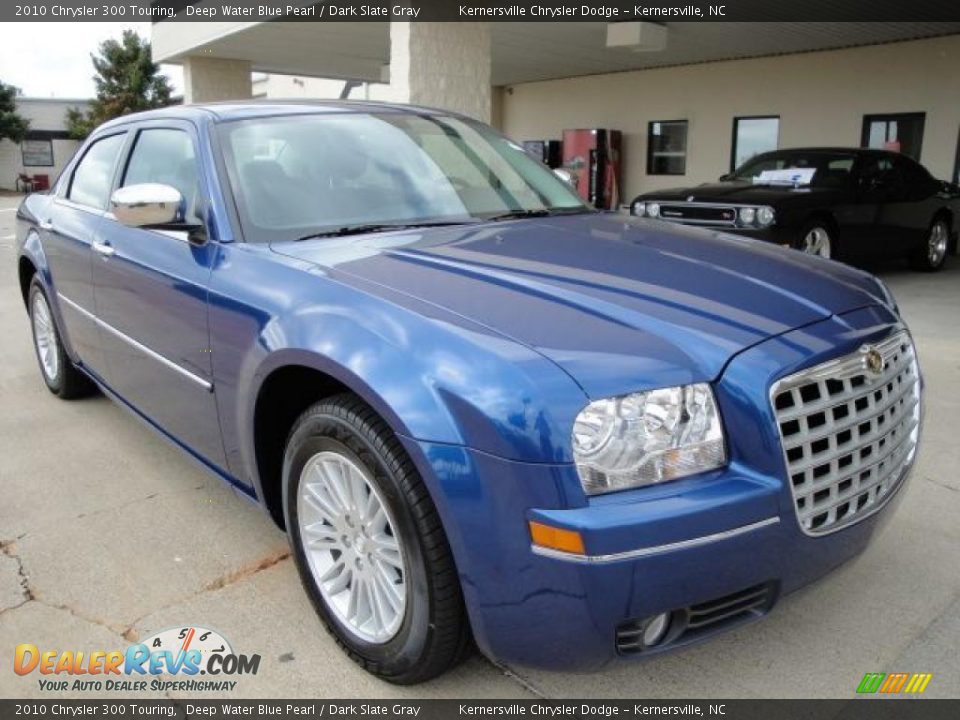 2010 Chrysler 300 Touring Deep Water Blue Pearl / Dark Slate Gray Photo #1