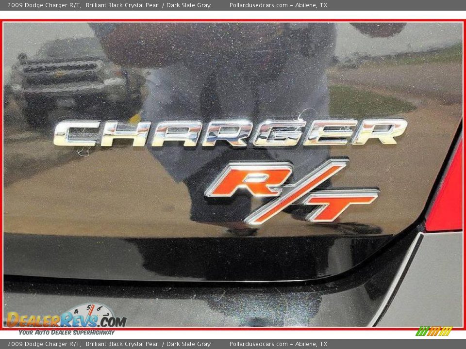 2009 Dodge Charger R/T Brilliant Black Crystal Pearl / Dark Slate Gray Photo #5
