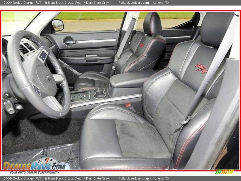 2009 Dodge Charger R/T Brilliant Black Crystal Pearl / Dark Slate Gray Photo #11