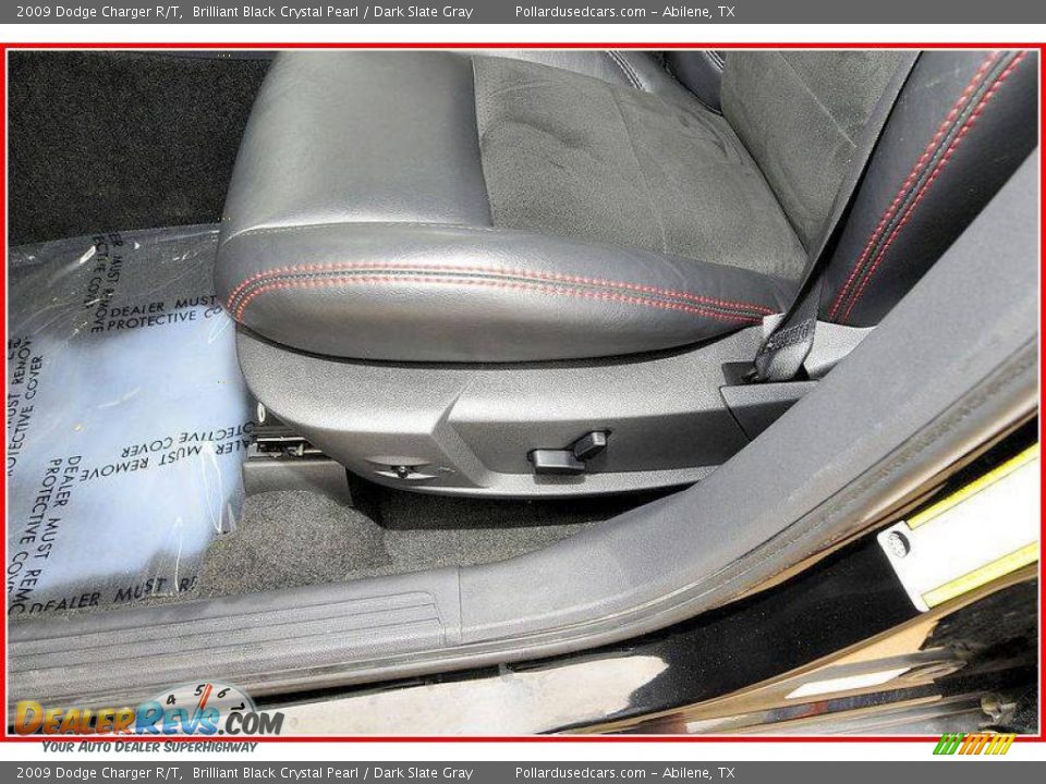 2009 Dodge Charger R/T Brilliant Black Crystal Pearl / Dark Slate Gray Photo #12