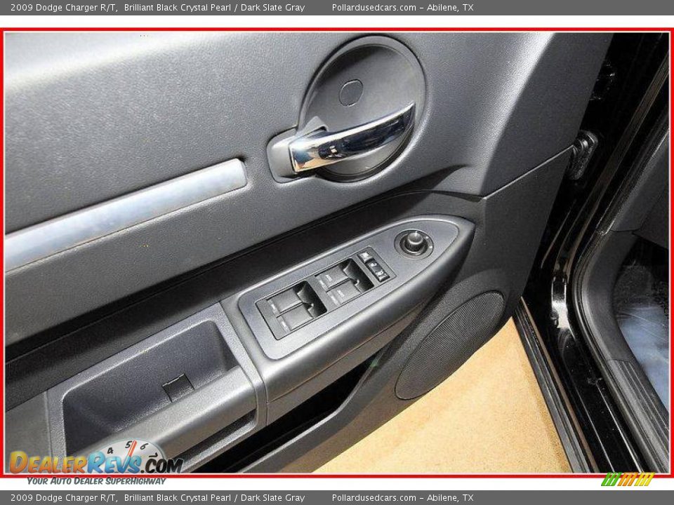 2009 Dodge Charger R/T Brilliant Black Crystal Pearl / Dark Slate Gray Photo #13