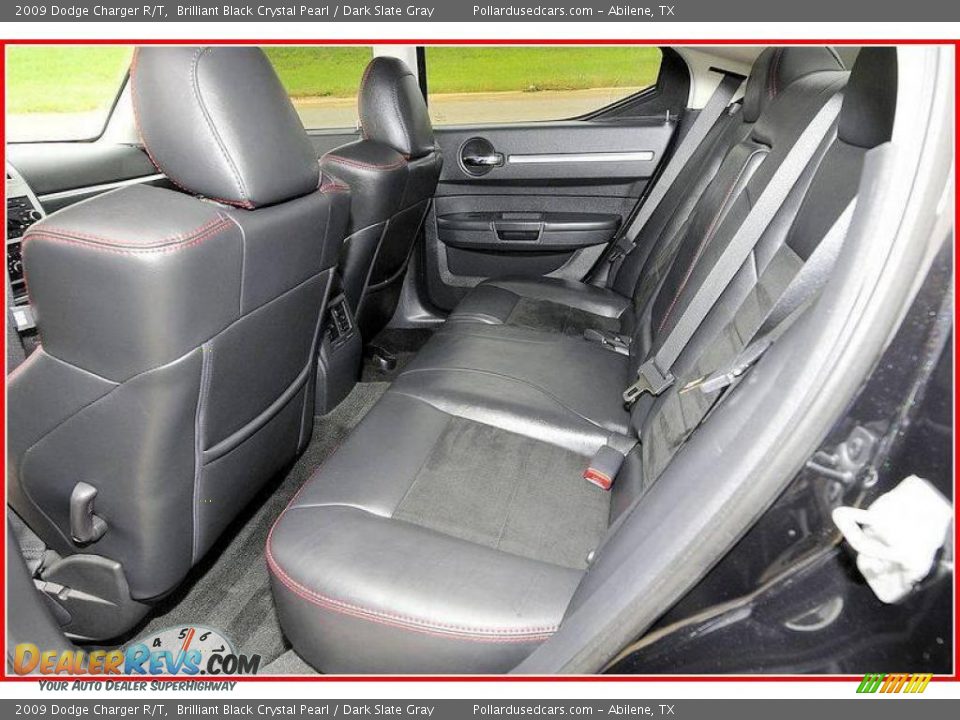 2009 Dodge Charger R/T Brilliant Black Crystal Pearl / Dark Slate Gray Photo #15
