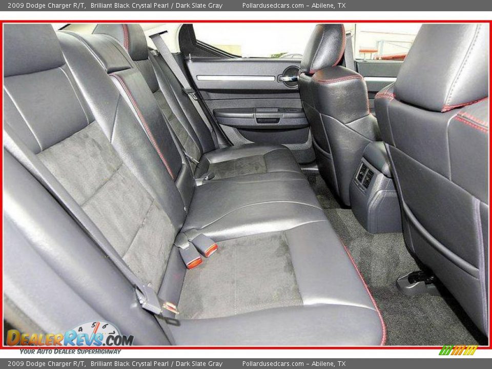 2009 Dodge Charger R/T Brilliant Black Crystal Pearl / Dark Slate Gray Photo #16