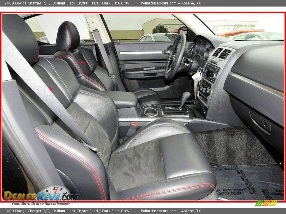 2009 Dodge Charger R/T Brilliant Black Crystal Pearl / Dark Slate Gray Photo #17