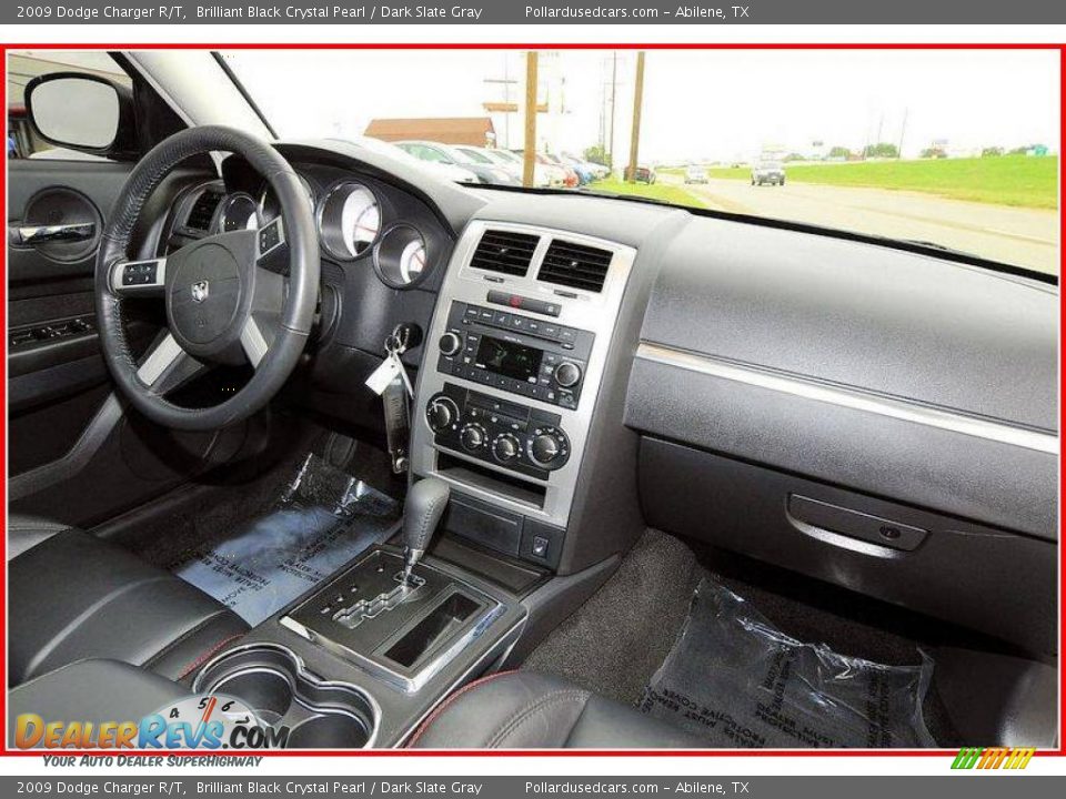2009 Dodge Charger R/T Brilliant Black Crystal Pearl / Dark Slate Gray Photo #18