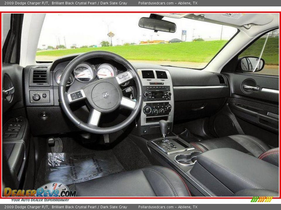 2009 Dodge Charger R/T Brilliant Black Crystal Pearl / Dark Slate Gray Photo #19