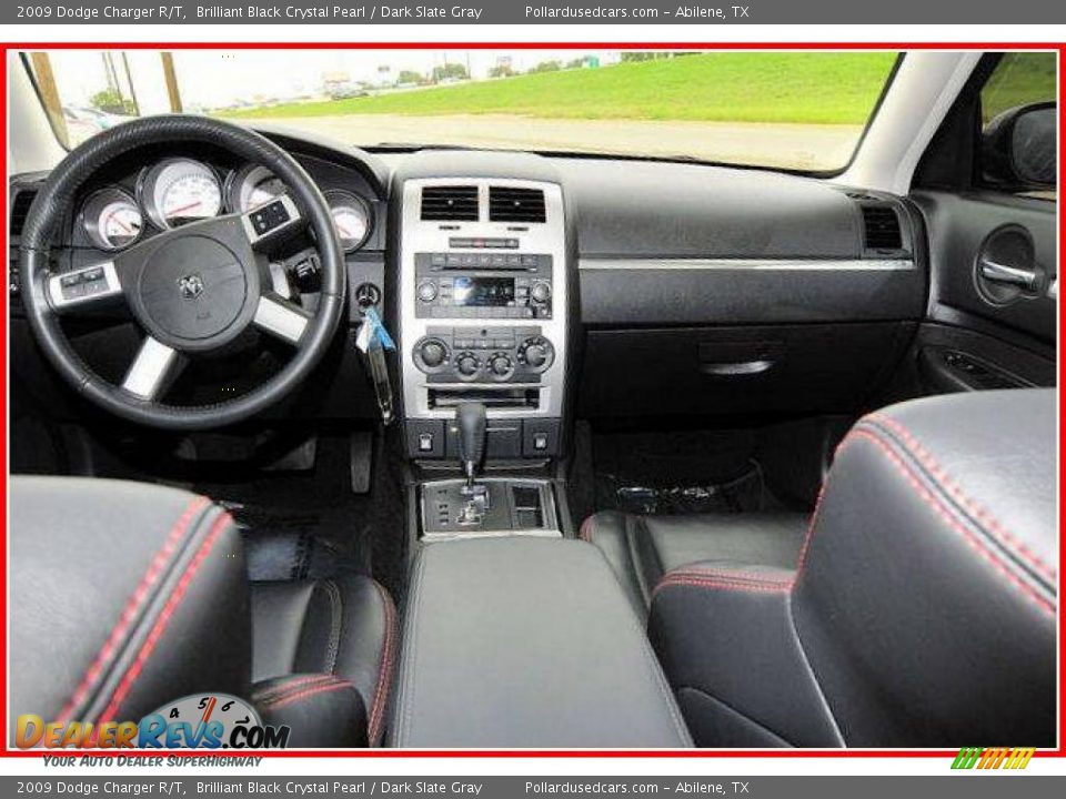 2009 Dodge Charger R/T Brilliant Black Crystal Pearl / Dark Slate Gray Photo #20