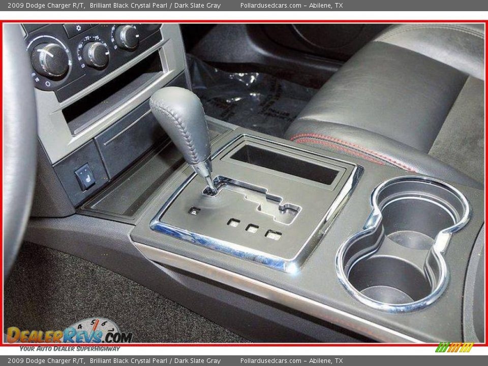 2009 Dodge Charger R/T Brilliant Black Crystal Pearl / Dark Slate Gray Photo #22