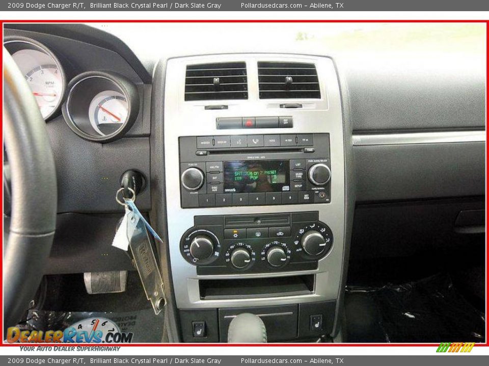 2009 Dodge Charger R/T Brilliant Black Crystal Pearl / Dark Slate Gray Photo #23