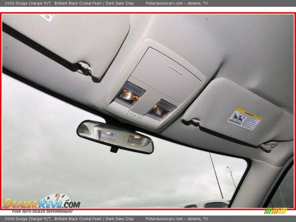 2009 Dodge Charger R/T Brilliant Black Crystal Pearl / Dark Slate Gray Photo #24