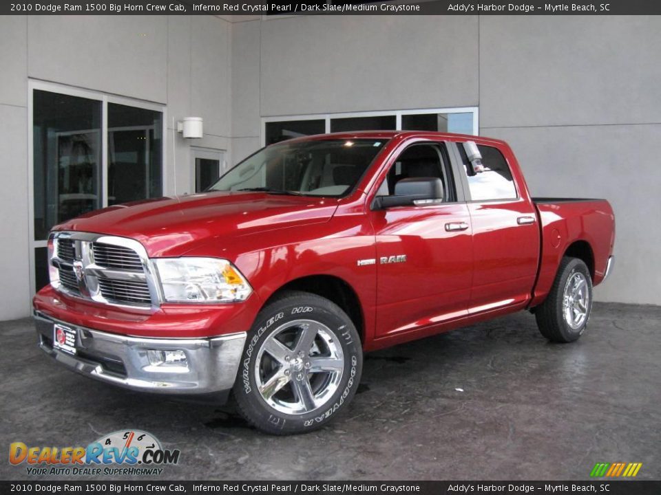 Front 3/4 View of 2010 Dodge Ram 1500 Big Horn Crew Cab Photo #1