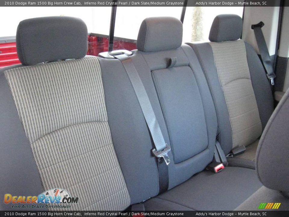 2010 Dodge Ram 1500 Big Horn Crew Cab Inferno Red Crystal Pearl / Dark Slate/Medium Graystone Photo #17