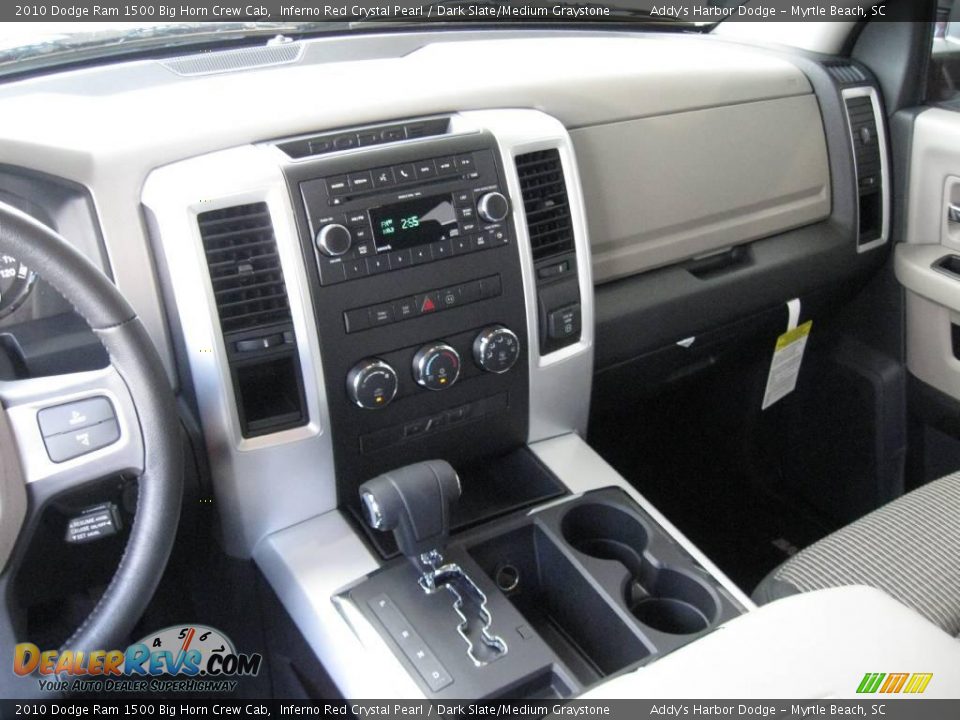 2010 Dodge Ram 1500 Big Horn Crew Cab Inferno Red Crystal Pearl / Dark Slate/Medium Graystone Photo #19