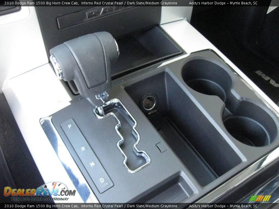 2010 Dodge Ram 1500 Big Horn Crew Cab Inferno Red Crystal Pearl / Dark Slate/Medium Graystone Photo #21