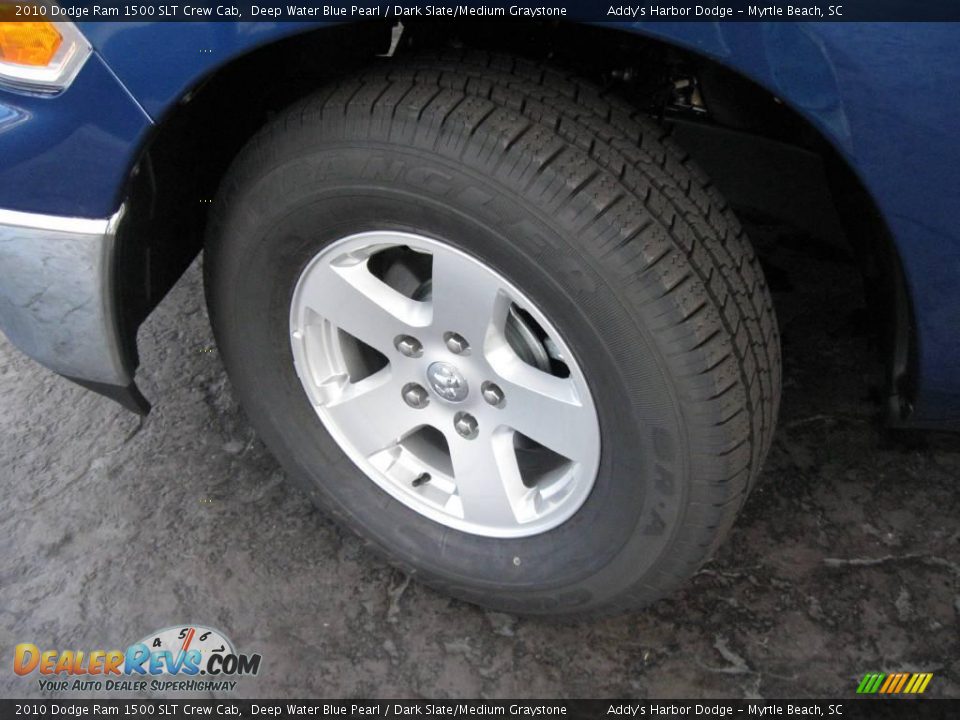 2010 Dodge Ram 1500 SLT Crew Cab Deep Water Blue Pearl / Dark Slate/Medium Graystone Photo #10