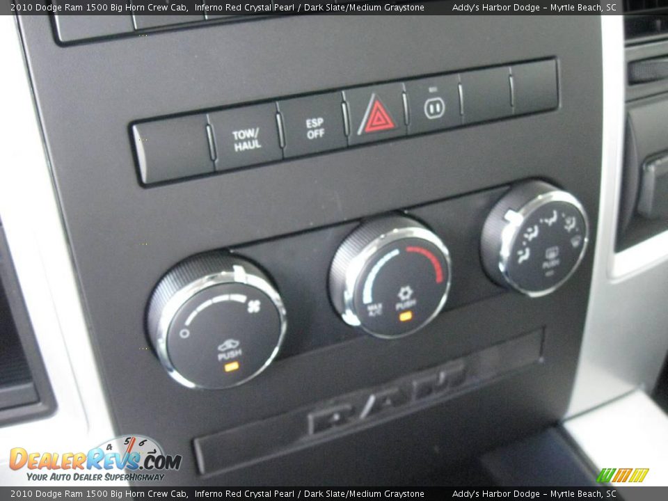 2010 Dodge Ram 1500 Big Horn Crew Cab Inferno Red Crystal Pearl / Dark Slate/Medium Graystone Photo #23