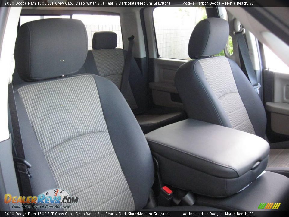 2010 Dodge Ram 1500 SLT Crew Cab Deep Water Blue Pearl / Dark Slate/Medium Graystone Photo #17