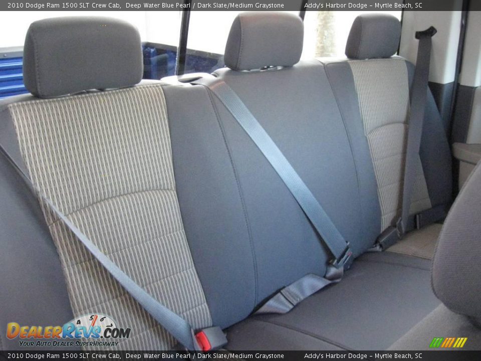 2010 Dodge Ram 1500 SLT Crew Cab Deep Water Blue Pearl / Dark Slate/Medium Graystone Photo #18