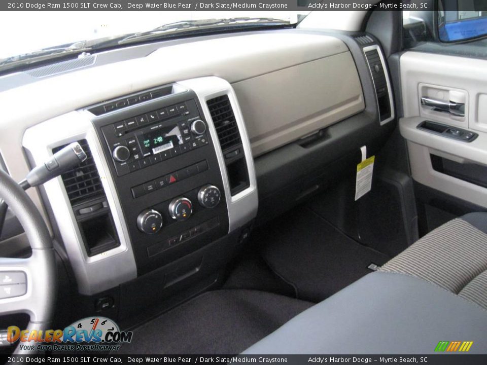 2010 Dodge Ram 1500 SLT Crew Cab Deep Water Blue Pearl / Dark Slate/Medium Graystone Photo #20