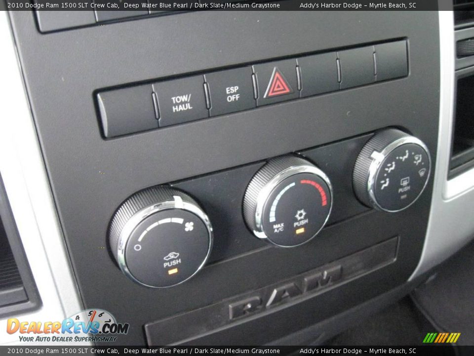 2010 Dodge Ram 1500 SLT Crew Cab Deep Water Blue Pearl / Dark Slate/Medium Graystone Photo #23