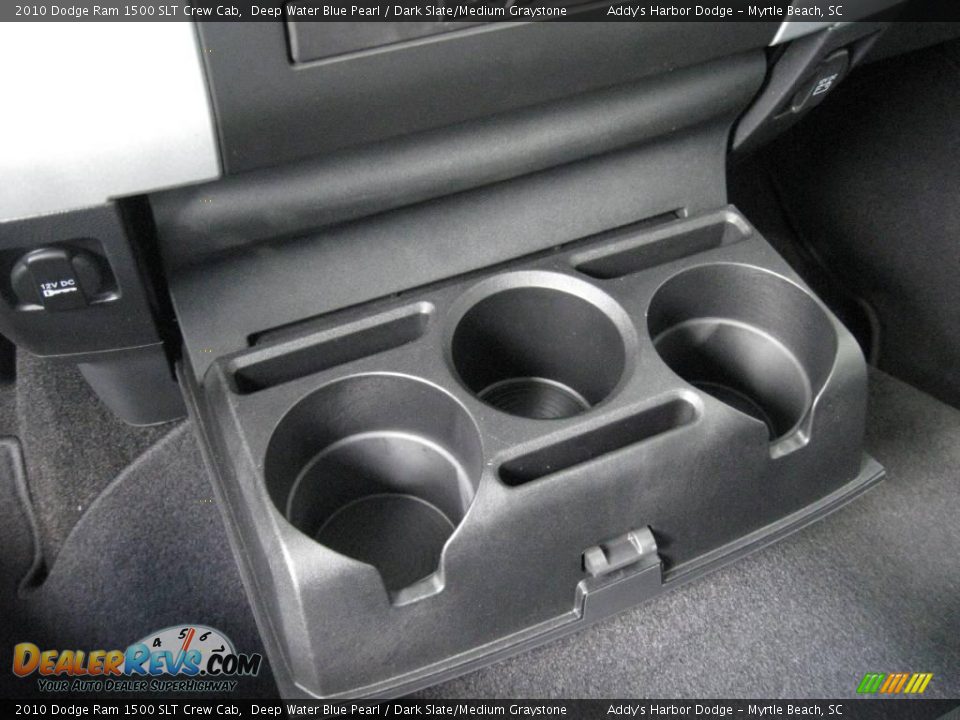 2010 Dodge Ram 1500 SLT Crew Cab Deep Water Blue Pearl / Dark Slate/Medium Graystone Photo #24