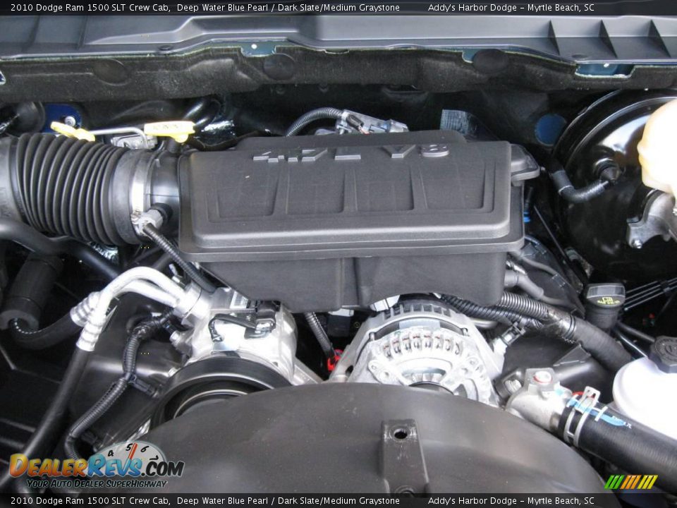2010 Dodge Ram 1500 SLT Crew Cab Deep Water Blue Pearl / Dark Slate/Medium Graystone Photo #26