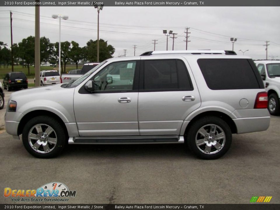 2010 Ford Expedition Limited Ingot Silver Metallic / Stone Photo #2