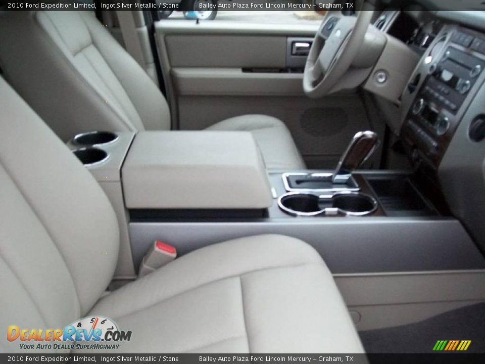 2010 Ford Expedition Limited Ingot Silver Metallic / Stone Photo #9