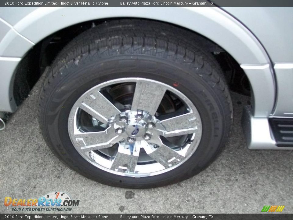2010 Ford Expedition Limited Ingot Silver Metallic / Stone Photo #10
