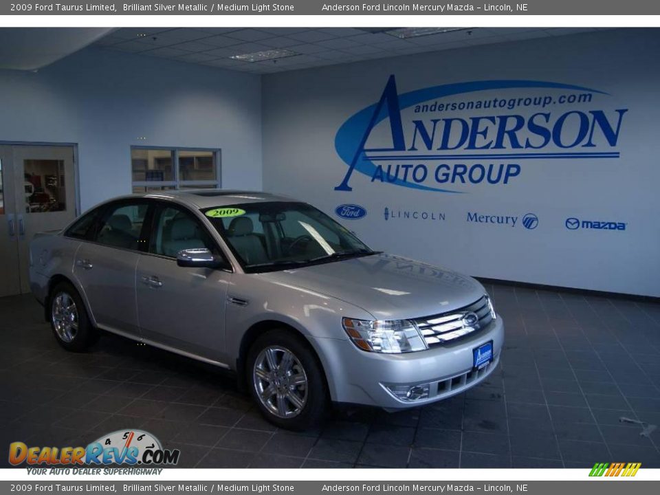 2009 Ford Taurus Limited Brilliant Silver Metallic / Medium Light Stone Photo #1