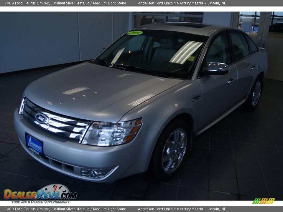 2009 Ford Taurus Limited Brilliant Silver Metallic / Medium Light Stone Photo #7