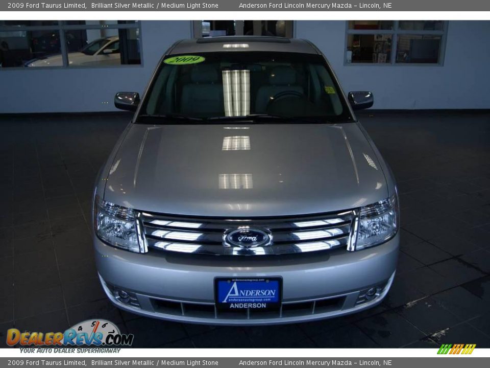 2009 Ford Taurus Limited Brilliant Silver Metallic / Medium Light Stone Photo #8