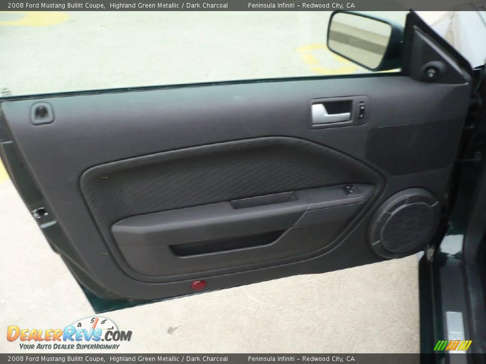 2008 Ford Mustang Bullitt Coupe Highland Green Metallic / Dark Charcoal Photo #16