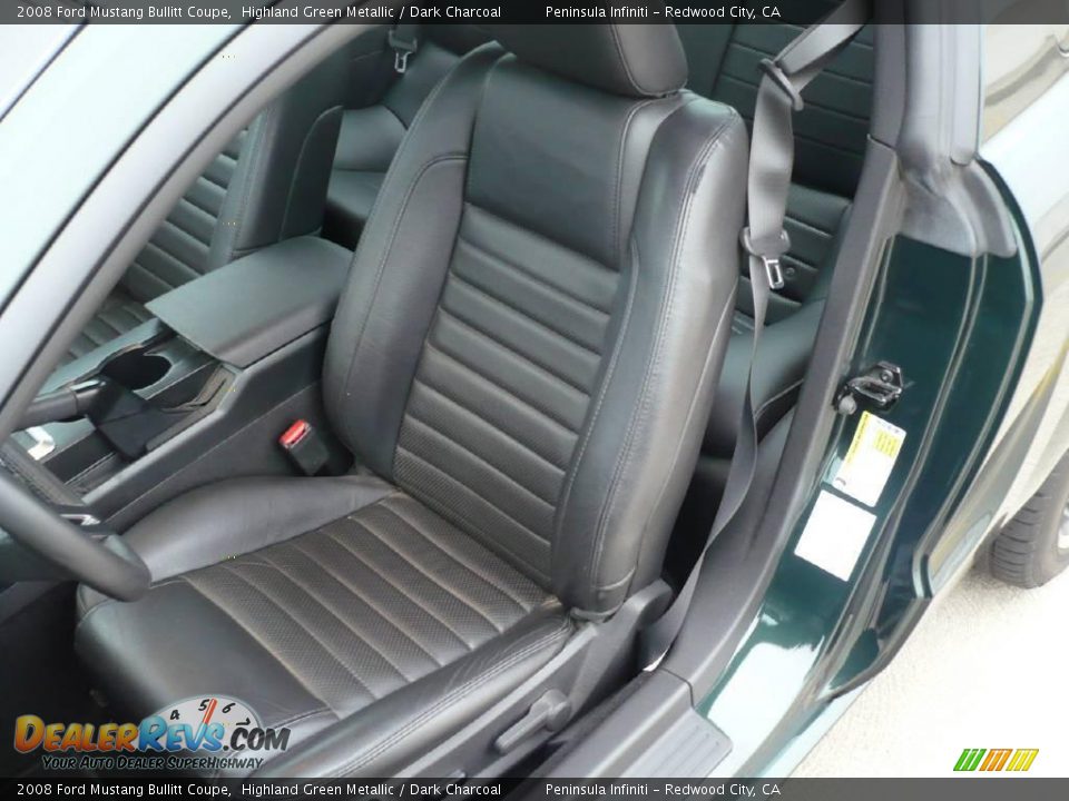 2008 Ford Mustang Bullitt Coupe Highland Green Metallic / Dark Charcoal Photo #17