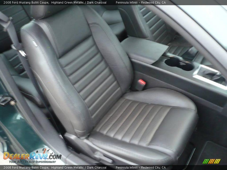 2008 Ford Mustang Bullitt Coupe Highland Green Metallic / Dark Charcoal Photo #18