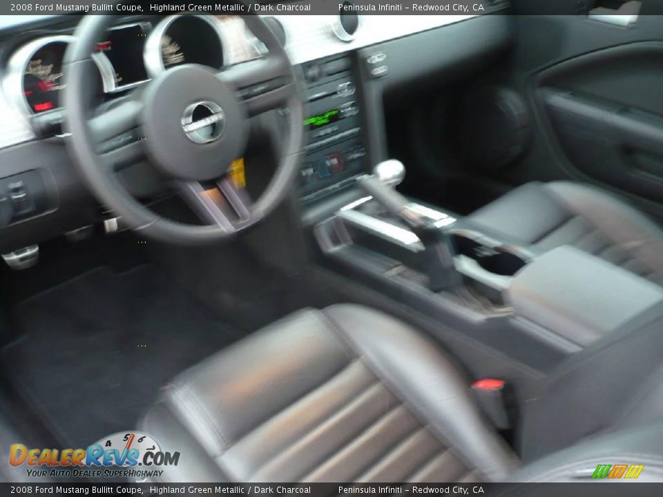 2008 Ford Mustang Bullitt Coupe Highland Green Metallic / Dark Charcoal Photo #22