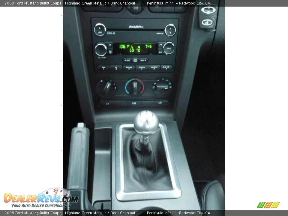 2008 Ford Mustang Bullitt Coupe Highland Green Metallic / Dark Charcoal Photo #23