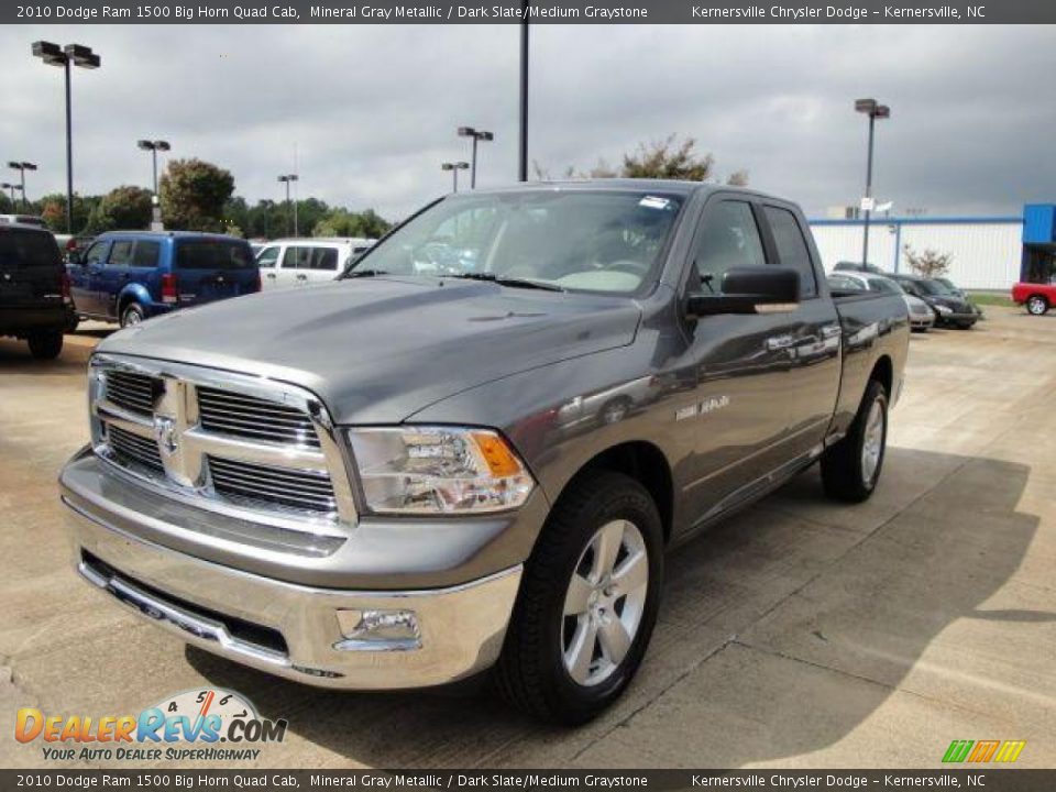 2010 Dodge Ram 1500 Big Horn Quad Cab Mineral Gray Metallic / Dark Slate/Medium Graystone Photo #1