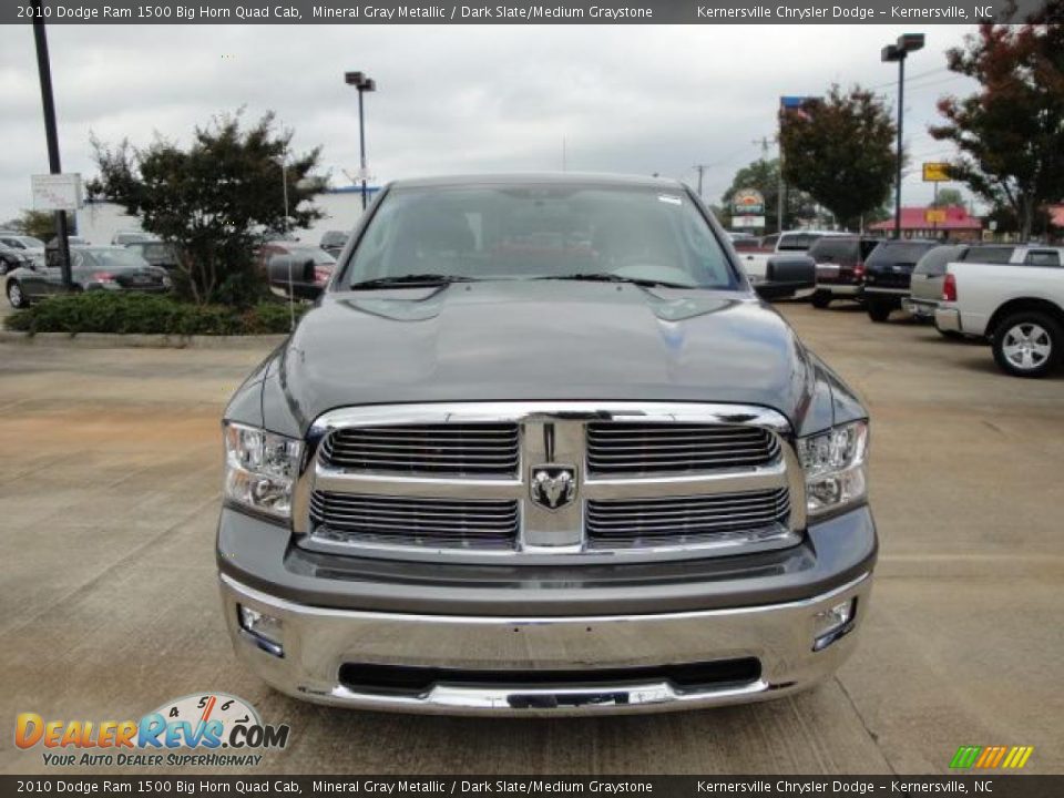 2010 Dodge Ram 1500 Big Horn Quad Cab Mineral Gray Metallic / Dark Slate/Medium Graystone Photo #8