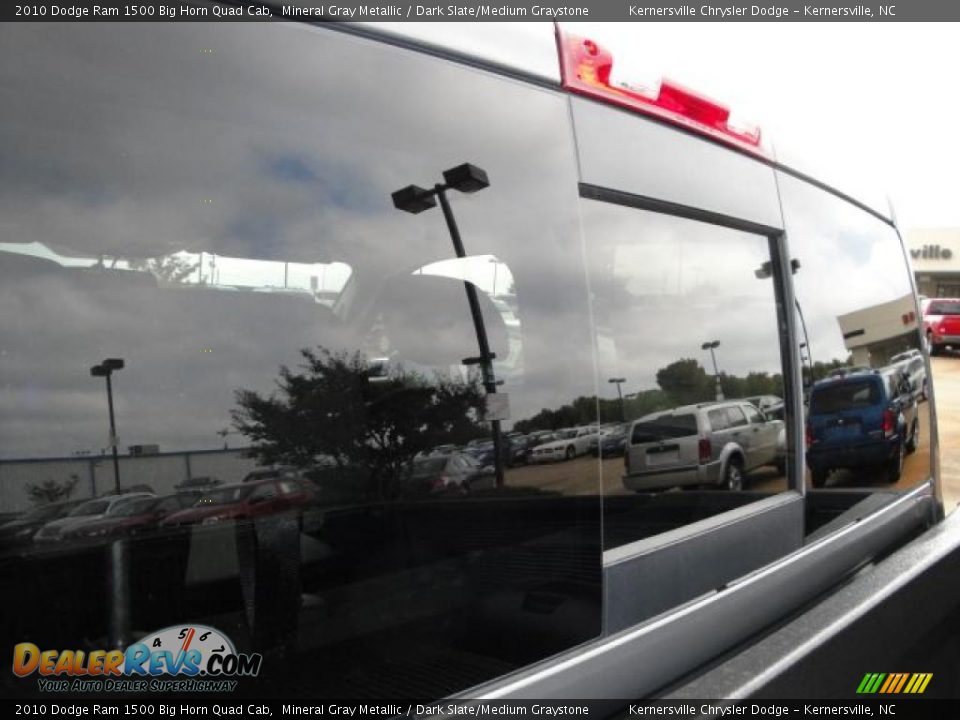 2010 Dodge Ram 1500 Big Horn Quad Cab Mineral Gray Metallic / Dark Slate/Medium Graystone Photo #11