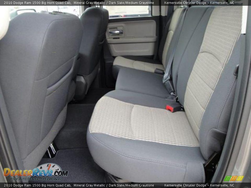 2010 Dodge Ram 1500 Big Horn Quad Cab Mineral Gray Metallic / Dark Slate/Medium Graystone Photo #16