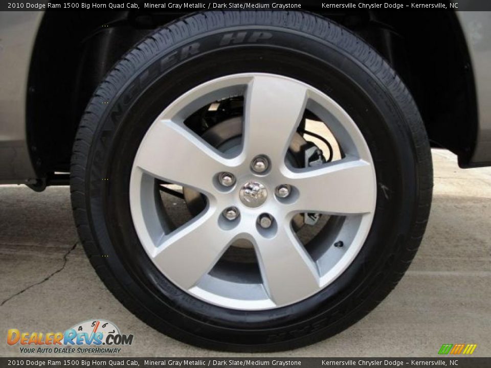 2010 Dodge Ram 1500 Big Horn Quad Cab Mineral Gray Metallic / Dark Slate/Medium Graystone Photo #19