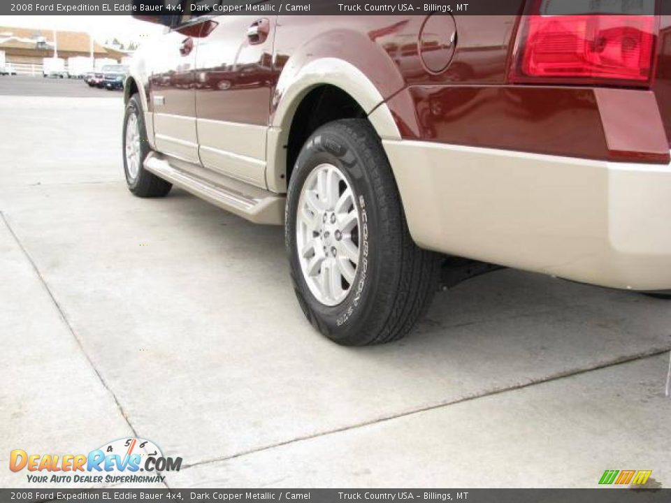 2008 Ford Expedition EL Eddie Bauer 4x4 Dark Copper Metallic / Camel Photo #7