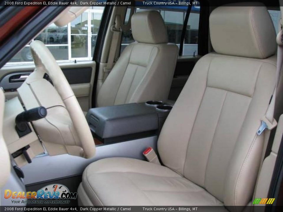2008 Ford Expedition EL Eddie Bauer 4x4 Dark Copper Metallic / Camel Photo #11