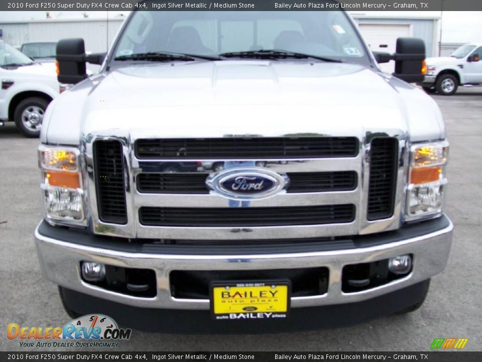 2010 Ford F250 Super Duty FX4 Crew Cab 4x4 Ingot Silver Metallic / Medium Stone Photo #1