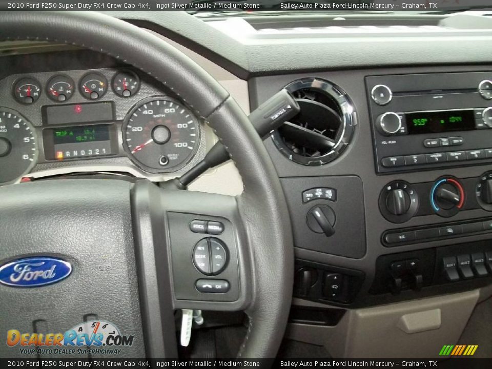 2010 Ford F250 Super Duty FX4 Crew Cab 4x4 Ingot Silver Metallic / Medium Stone Photo #3