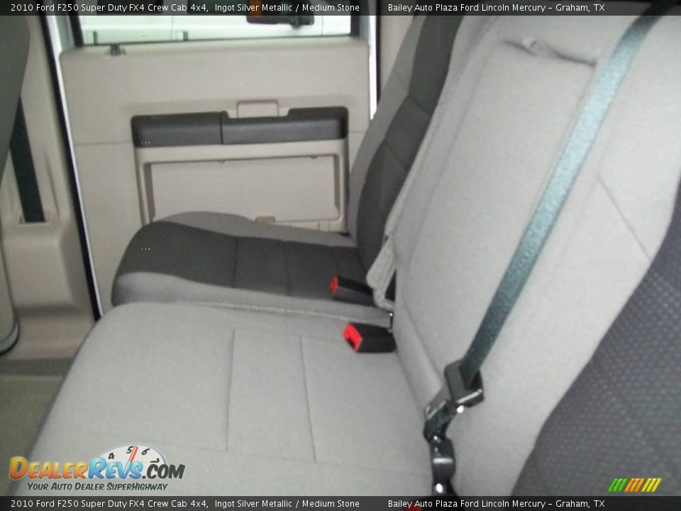 2010 Ford F250 Super Duty FX4 Crew Cab 4x4 Ingot Silver Metallic / Medium Stone Photo #4