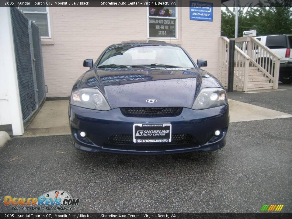 2005 Hyundai Tiburon GT Moonlit Blue / Black Photo #1